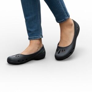 Crocs Kadee II Black Comfort Flats Women’s Size 10 Slip On Lightweight